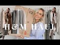 H&M NEW IN TRY ON HAUL! Neutral outfit ideas!
