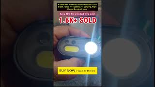 ATuMan MH1 Motion-Activated HeadlampUltra bright hands-free headlamp