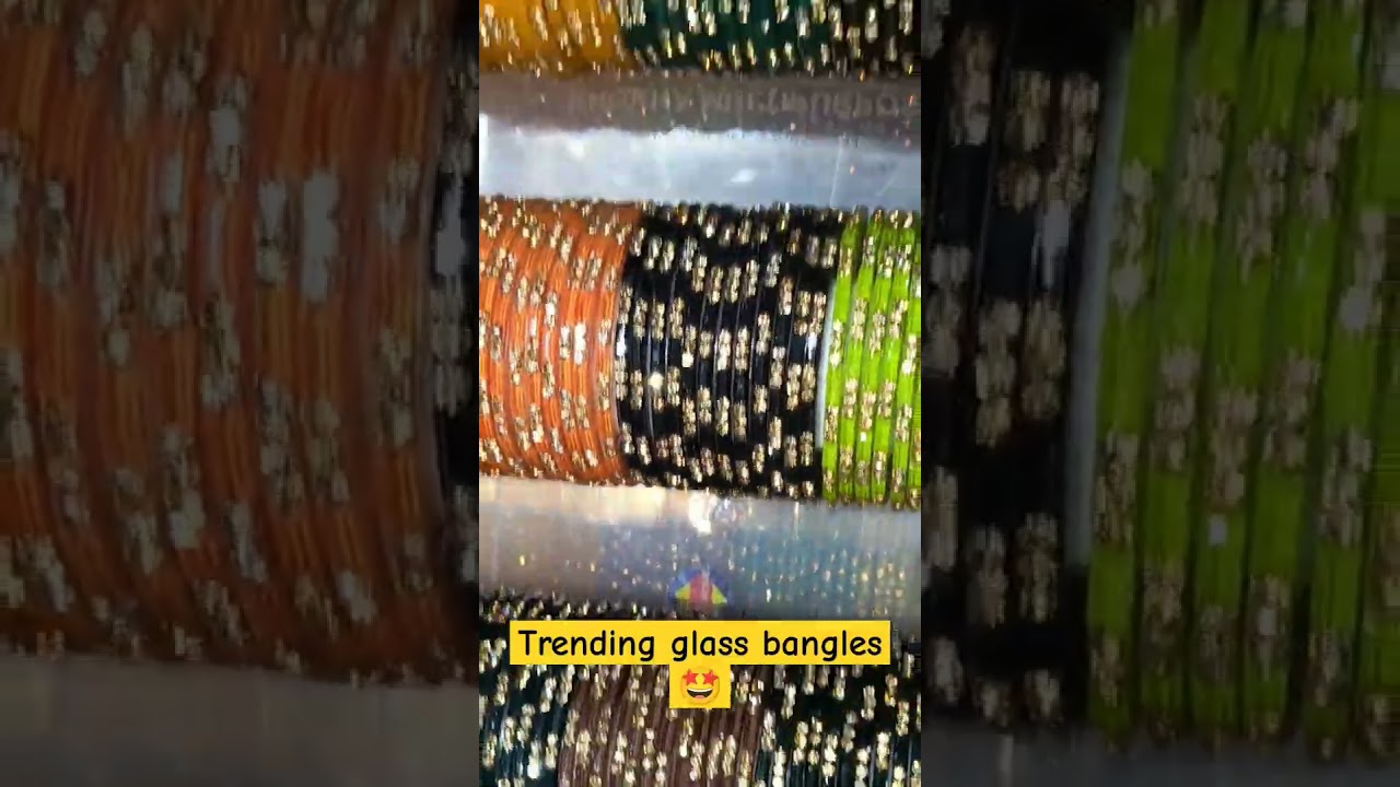 Sk- Trending glass bangles  