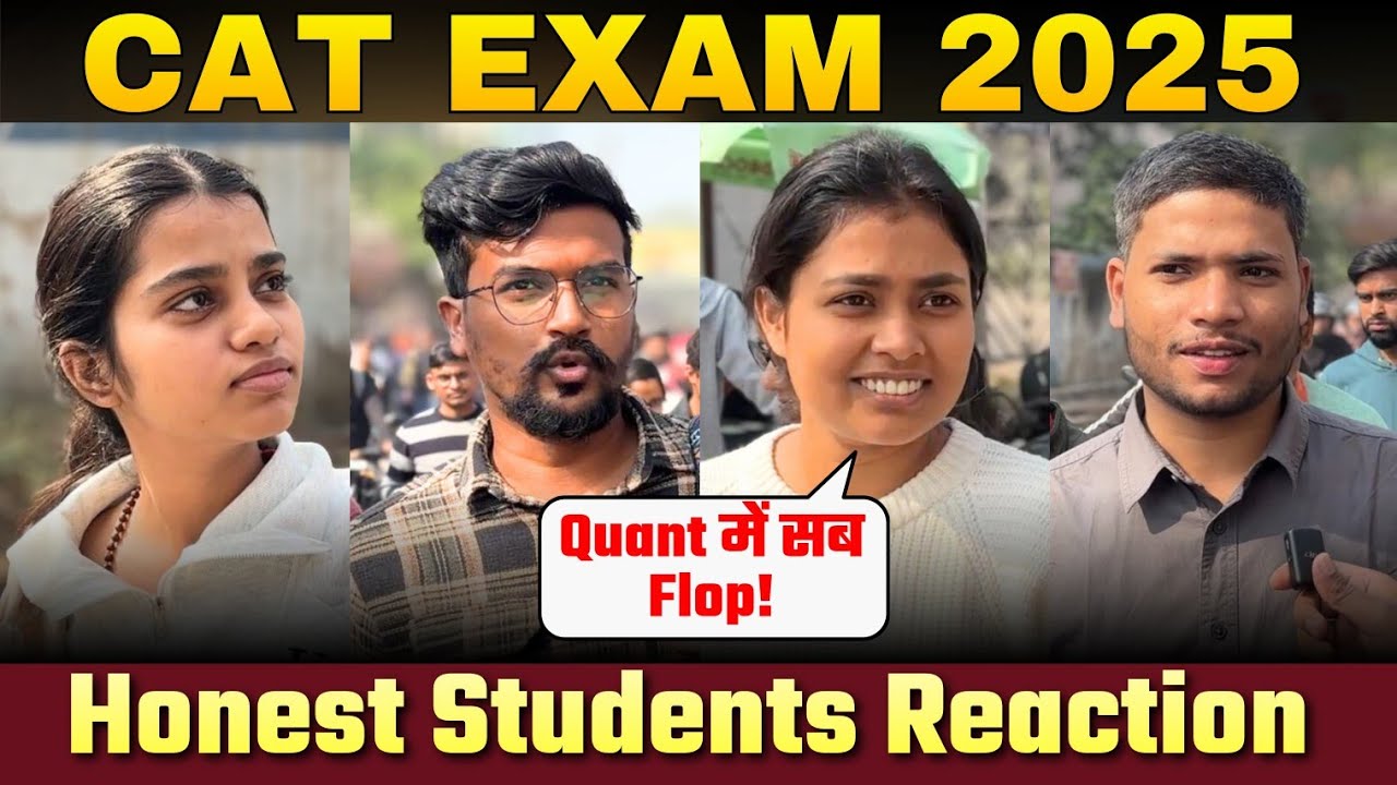 CAT 2025 Exam Reaction: Paper Easy Tha Ya Difficult? Students Ki Live Review
