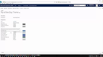 Dynamics CRM Themes