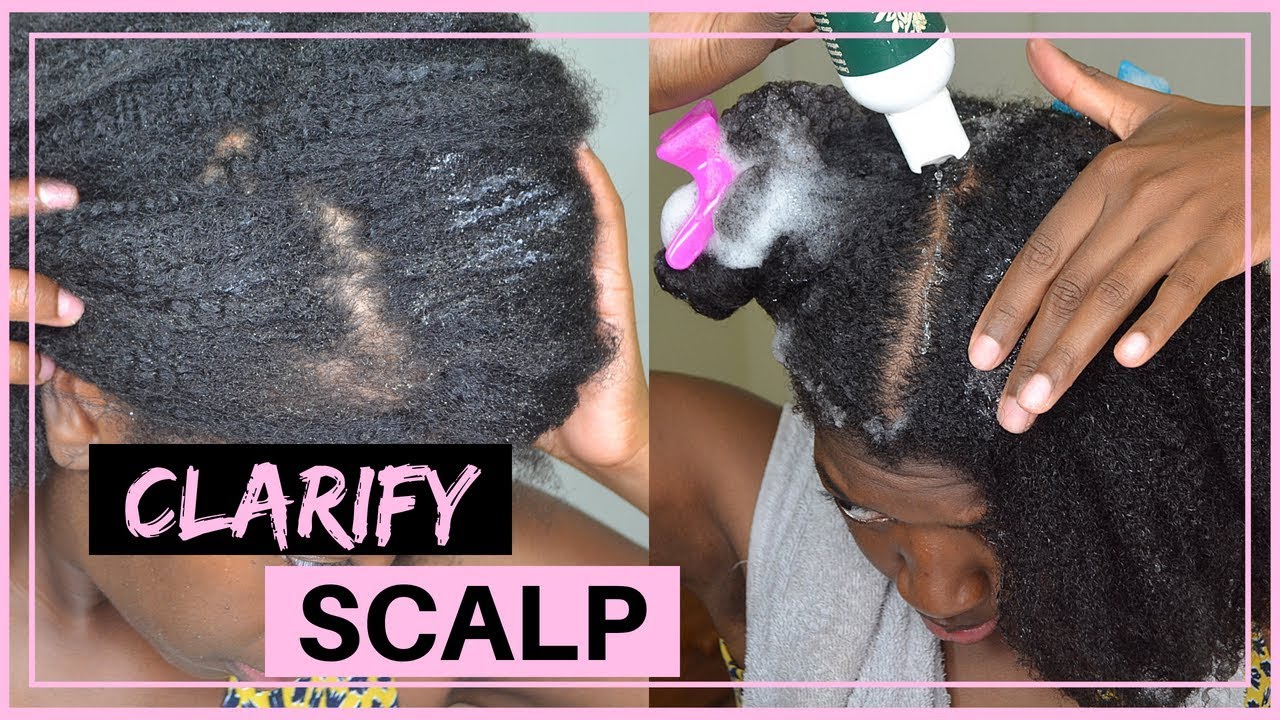 How To: Clarify Natural Hair without Apple Cider Vinegar | Remove Dirt and Build Up (4b HAIR