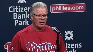 MIA@PHI: Mackanin on Hellickson's start, 'pen in win