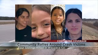 Community rallies around Waupaca County crash victims' family