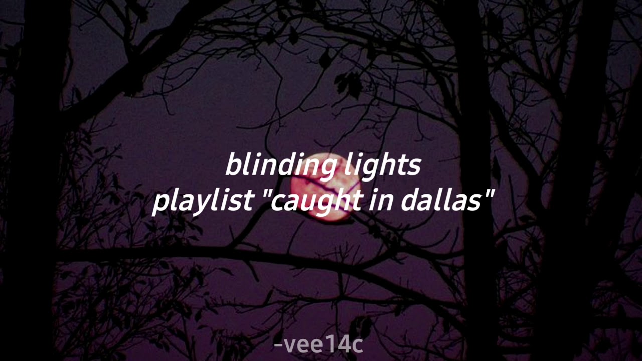 Blinding lights (traducción al español) YouTube