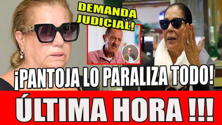 🔴✅ESCÁNDALO! PARALIZAN LA EMISIÓN x JULIAN MUÑOZ TRAS COMUNICADO de MAYTE ZALDIVAR e ISABEL PANTOJA