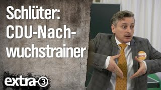 Johannes Schlüter: Nachwuchstrainer der CDU