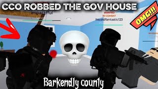 CCO ROBBED THE [GOV HOUSE] IN BERKELEY COUNTY ROBLOX!#roblox #cco #trending #berkeleycounty 