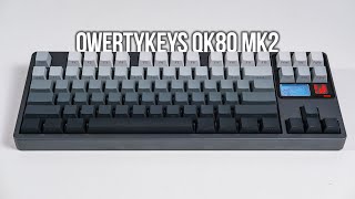 Qwertykeys Qk80 Mk2 Sillyworks X Gateron Type R Sound Test