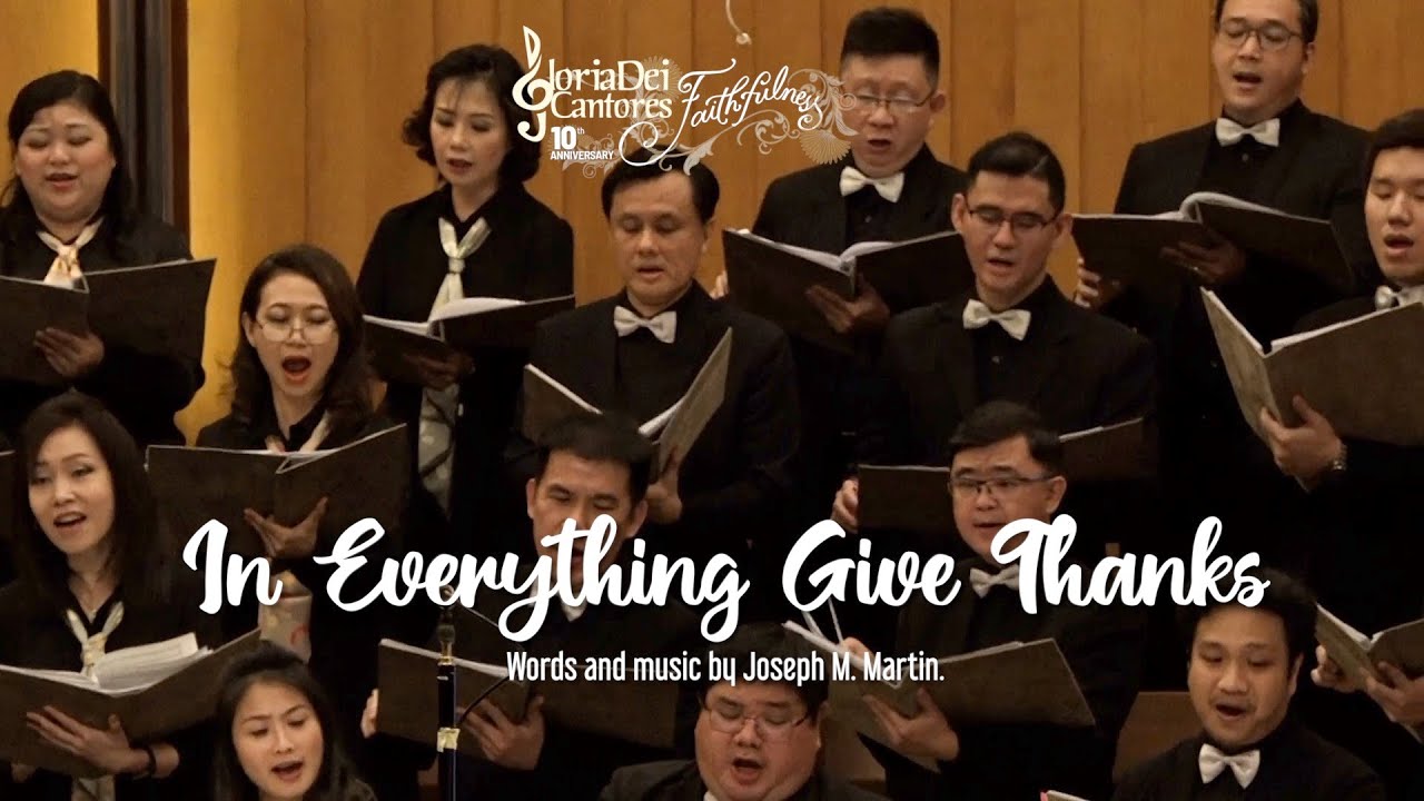 Which Bible Verse Says In Everything Give Thanks