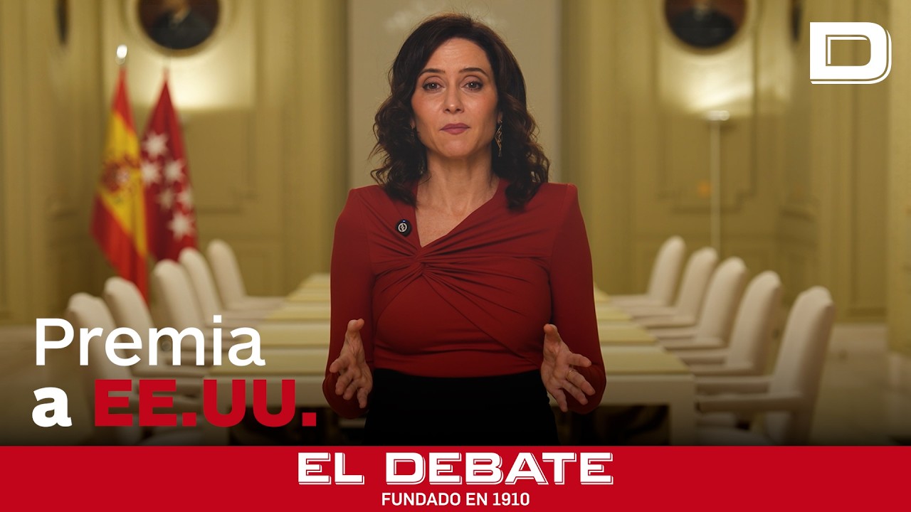 Isabel Díaz Ayuso otorgará la Medalla Internacional de Madrid a EE.UU.