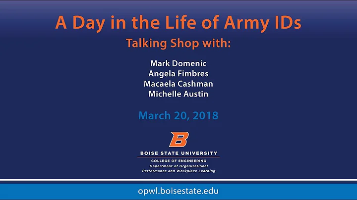 A Day in the Life of Army IDs
