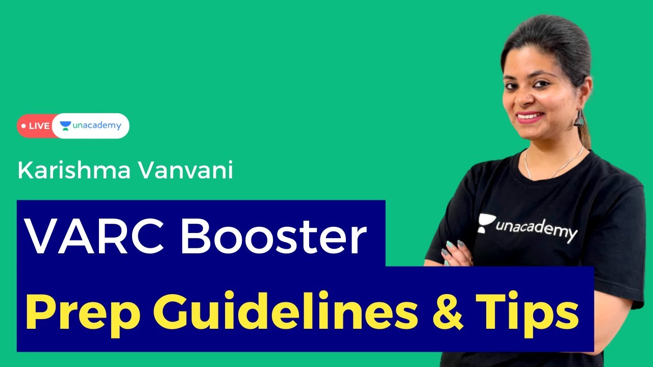 VARC Booster Lectures Preparation Strategy Syllabus Revision 