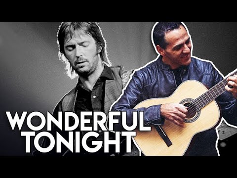 Wonderful Tonight Eric Clapton Fingerstyle Guitar Youtube