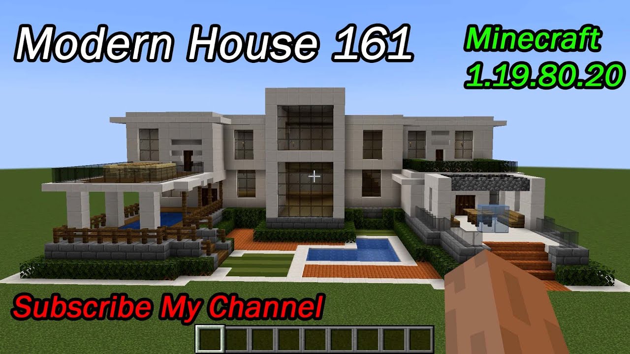 Modern House 161 Minecraft 1.19.80.20 Download Mediafıre Android APK