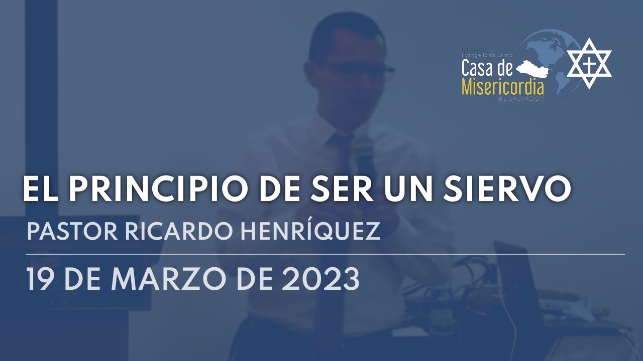 El principio de ser un siervo