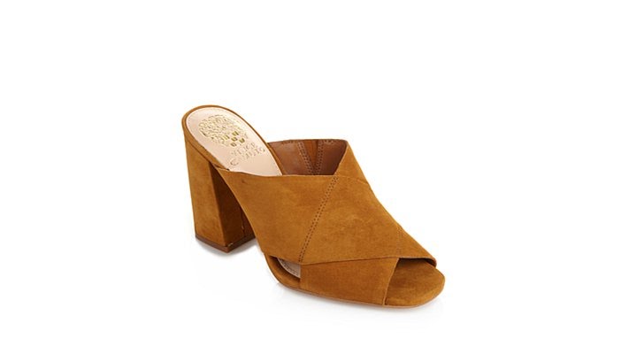 vince camuto cresetia woven leather mule