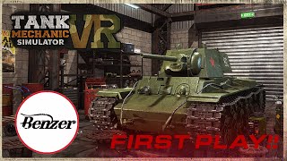 VR - LIVE STREAM - FIRST PLAY - Tank Mechanic Simulator VR!