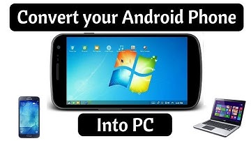 HOW TO CONVERT YOUR ANDROID MOBILE INTO PC ( NO ROOT) STEP BY STEP TUTORIAL | URDU