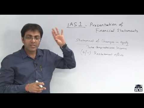 IFRS - IAS 1 - Presentation of Financial Statements