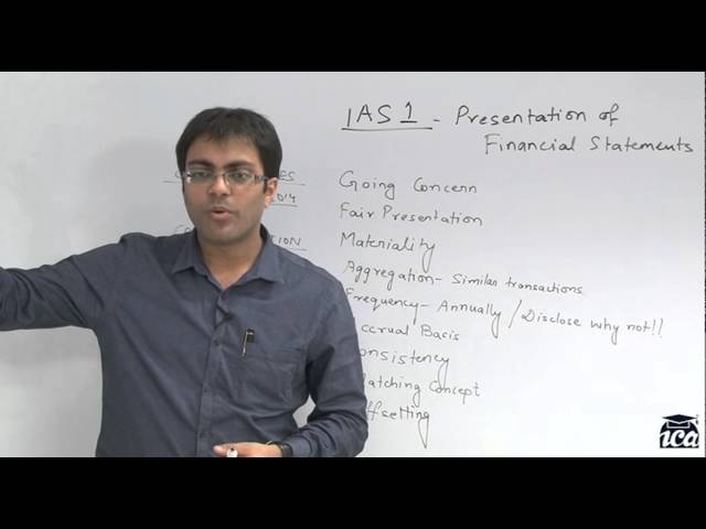 IFRS - IAS 1 - Presentation of Financial Statements