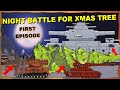 "Night battle for the Christmas tree" Cartoons about tanks