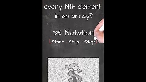Select items from an array #python #shorts