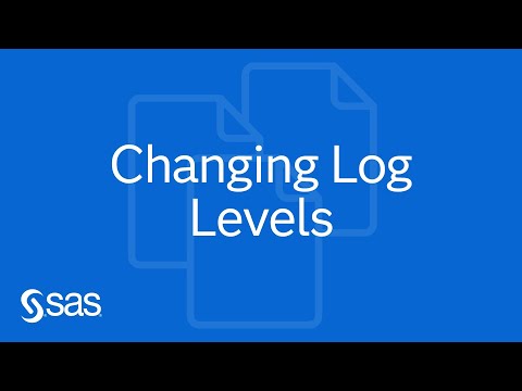 SAS Demo | Viewing Logs with SAS Viya Monitoring for Kubernetes: Changing Log Levels