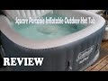 Coleman SaluSpa 4 Person Square Portable Inflatable Outdoor Hot Tub Spa Review