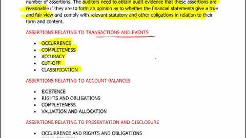 ACCA P7 - 5. Audit Evidence