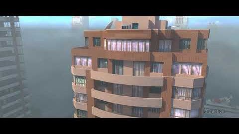 Test Render: "City Flyover #2 (Fog/Smog Version)" (Redshift Render, 4K, HDR)