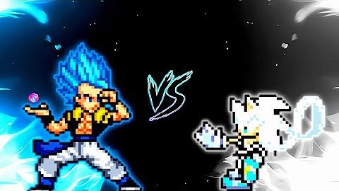 Gogeta DBS V5 (all form) VS Sonic Frontiers V2 in Jump Force Mugen