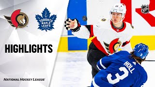 Senators @ Maple Leafs 2/17/21 | NHL Highlights