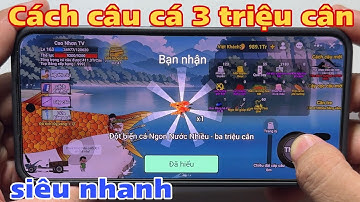 Cách câu cá 3 triệu cân trong câu cá vạn cân
