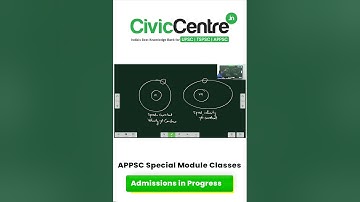 APPSC | Group-I | PCM Batch 2023-24 | Science & Technology | CivicCentre