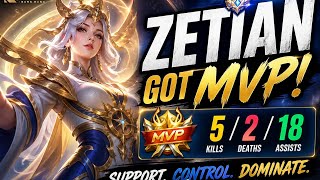 Zetain Mage new Build got MVP #zetianmlbb #mlbb