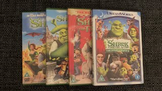My Shrek Dvd Collection All 4 Movies