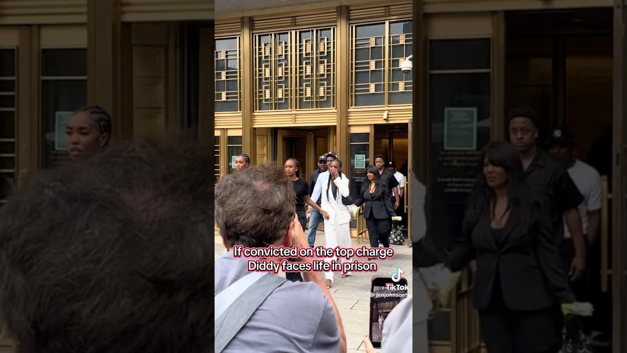 Diddy’s daughter breaks down after leaving the courthouse
