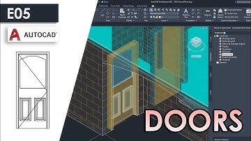 DOORS & OPENINGS in AutoCAD Architecture 2023