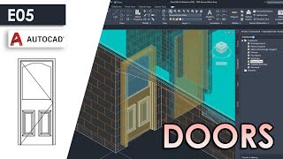 DOORS & OPENINGS in AutoCAD Architecture 2023