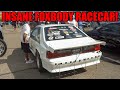 FOXBODY GRUDGE RACECAR Steals the Show at Big Car Meet! (THIS THING WAS WILD!)
