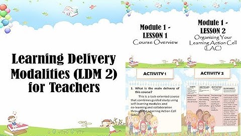 LDM2 for Teachers   Module 1 Sample Answers Study Notebook