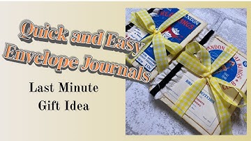 DIY Journals Made from Your Envelope Stash – Quick & Easy!