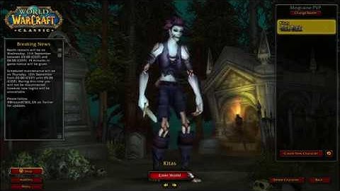 Wow classic Undead Rogue levling 1-6 (40min)