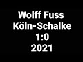Köln-Schalke 1:0 | Wolff Fuss rastet aus beim 1:0 durch Sebastiaan Bornauw