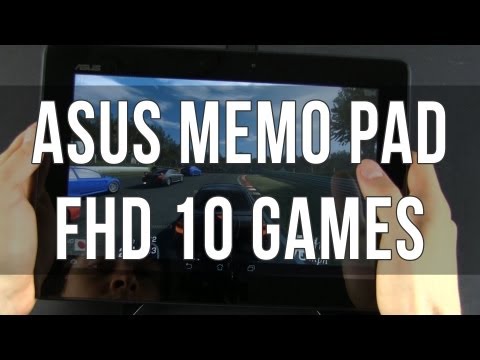 Asus MeMO Pad FHD 10 games and gaming performances