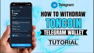 How to WITHDRAW Toncoin $TON on Telegram Wallet | Crypto App Tutorial