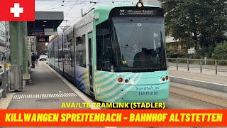 Cab Ride Killwangen→Zürich Altstetten (Aargau Verkehr AG, Switzerland - Oct. 2025) driver's view 4K