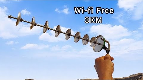 How to make a long range wifi antenna up to 3 KM