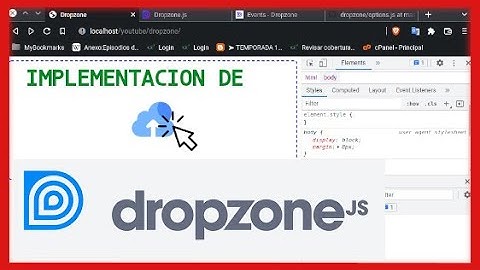 👻 Arrastrar y soltar archivos con DROPZONE JS ⚡ y enviar archivos por FETCH para nuestro SERVIDOR 🌐